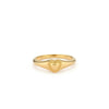 24Kae Structure Heart Ring, Gold