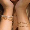 24Kae Chain Link Bracelet, Gold