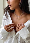 24Kae Classic Stone Ring, Gold Size 56