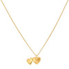24Kae Heart Medallion Necklace, Gold