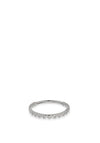24Kae Row of Hearts Ring, Silver