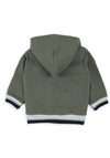 Babybol Baby Boy Long Sleeve Fleece Lined Jacket, Green