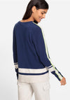 Olsen Henny Crew Neck Jumper, Indigo