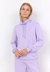 Soya Concept Banu Drawstring Collar Sweatshirt, Light Purple