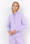 Soya Concept Banu Drawstring Collar Sweatshirt, Light Purple
