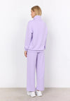 Soya Concept Banu Drawstring Collar Sweatshirt, Light Purple