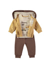 Babybol Baby Boy Move 3 Piece Tracksuit, Yellow