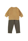 Babybol Baby Boy Lets Move 2 Piece Set, Mustard