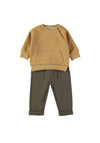 Babybol Baby Boy Lets Move 2 Piece Set, Mustard