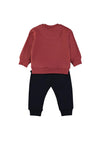 Babybol Baby Boy Big Dreams Sweater and Jogger Set, Orange