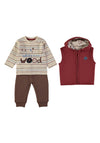 Babybol Baby Boy Wild & Magic 3 Piece Set, Orange
