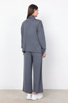 Soyaconcept Banu Zip Up Sweat Jacket, Grey