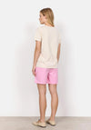 Soyaconcept Derby Flower Print T-Shirt, Coral