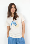 Soyaconcept Derby Flower Print T-Shirt, Blue