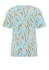 Barbara Lebek Swirl Pattern Top, Blue