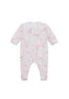 Emile Et Rose Baby Girl Lacey Babygrow and Headband Set, Pink