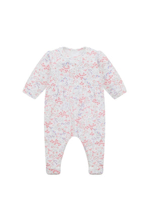 Emile Et Rose Baby Girl Lacey Babygrow and Headband Set, Pink
