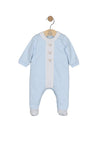 Emile Et Rose Boy Miles Bear Babygrow, Blue
