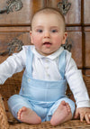 Emile Et Rose Boy Maddox Mock Dungaree Set, Blue