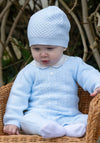 Emile Et Rose Boy Munro Romper and Hat Set, Blue
