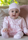 Emile Et Rose Girl Matilda Babygrow and Hat Set, Pink