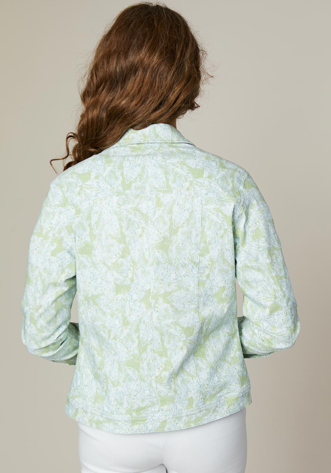 Jessica Graaf Paisley Print Jacket, Green