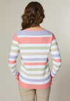 Jessica Graaf Striped Print Jumper, Multi-Coloured