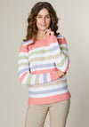 Jessica Graaf Striped Print Jumper, Multi-Coloured