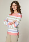 Jessica Graaf Striped Print Jumper, Multi-Coloured