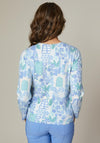 Jessica Graaf Botanical Print Sweater, Blue