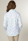 Jessica Graaf Printed Half Zip Sweatshirt, Lilac Multi