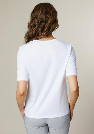 Jessica Graaf Butterfly Embellished T Shirt, White