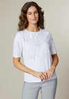 Jessica Graaf Butterfly Embellished T Shirt, White