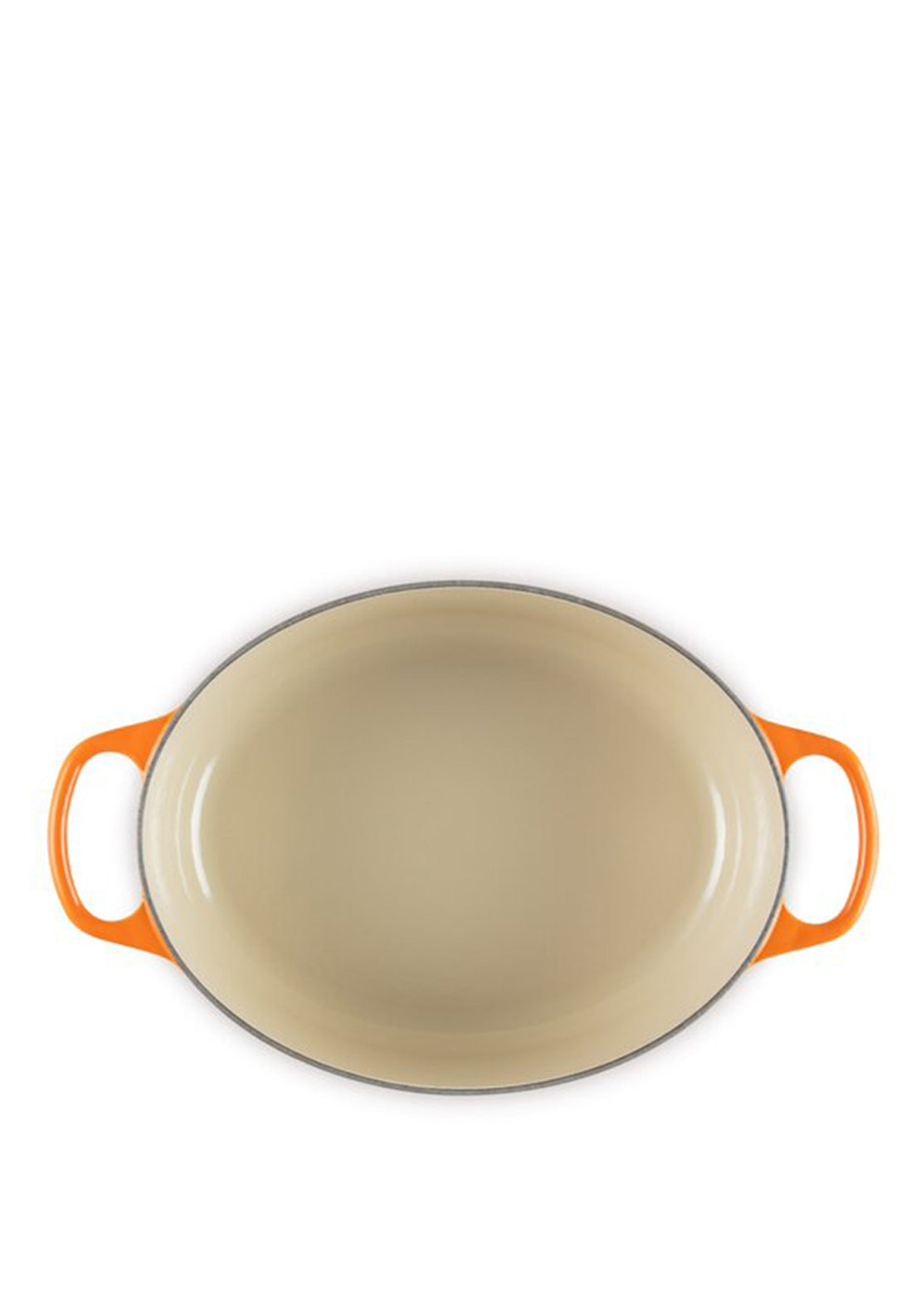 Le Creuset Cast Iron 4.7L Oval Casserole Dish, Volcanic Orange
