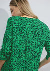 Cecil Minimal Print Blouse, Celery Green