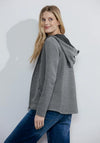 Cecil Stripe Design Sweater Jacket, Navy
