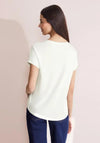 Street One Embroidery Detail T-Shirt, Off-White