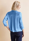 Street One Satin Feel Shirt, Light Spring Blue