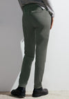 Cecil Casual Fit Jogger Trousers, Dynamic Khaki