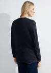 Cecil Open Knit Cardigan, Navy