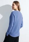 Cecil Moulin Knitted Sweater, Water Blue