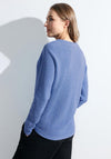 Cecil Moulin Knitted Sweater, Water Blue
