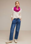 Street One Basic Loop Scarf, Bright Cosy Pink