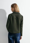 Cecil Waffle Textured Short Jacket, Dynamic Khaki