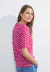 Cecil Print Tunic Blouse, Pink Sorbet