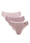 Sloggi Go Crush High Leg 3 Pack Briefs, Multi