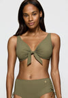 Triumph Summer Twist Bikini Top, Green