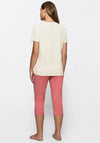 Triumph Floral Capri Pyjama Set, Pink