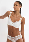 Triumph Wild Gardenia Florale Bra, Cream