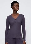 Triumph Long Sleeve Pyjama Top, Purple